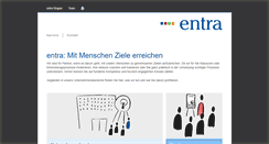 Desktop Screenshot of entra.de