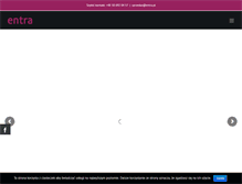 Tablet Screenshot of entra.pl
